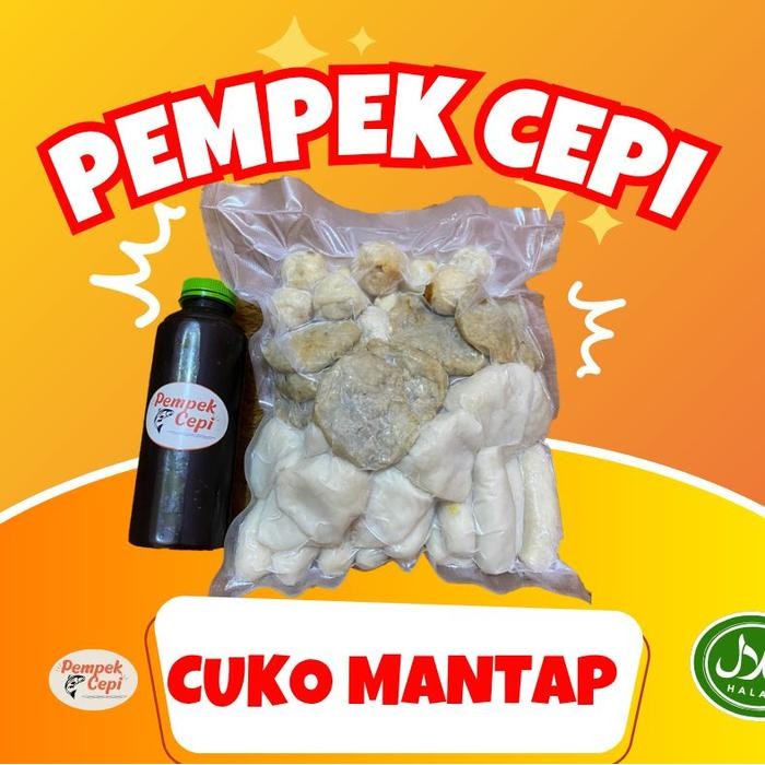 

New 20 Pcs Pempek Palembang Empek Pempek ikan mix / campur free cuko