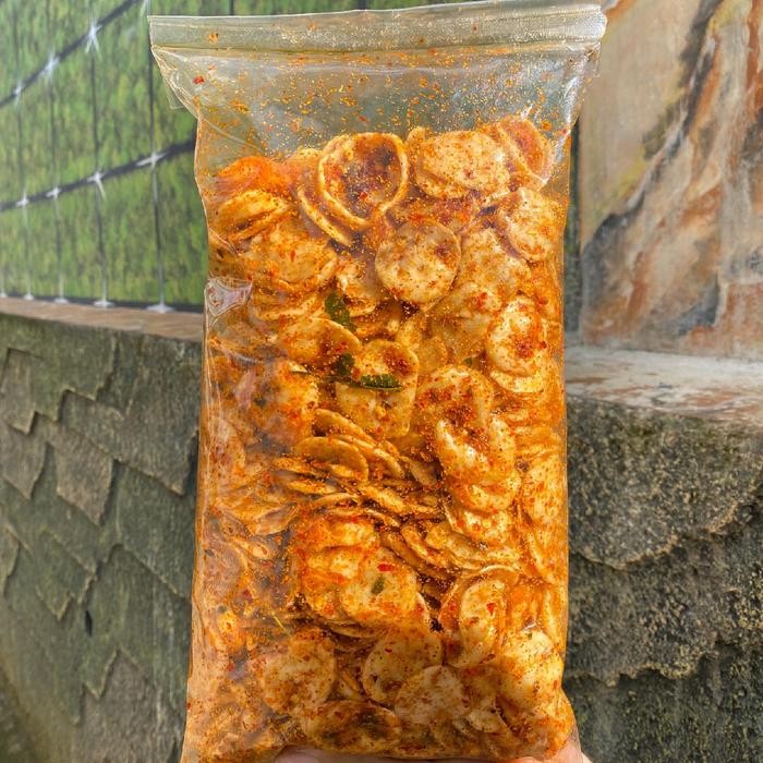 

New kerupuk putih kerupuk udang pedas daun jeruk 500gram