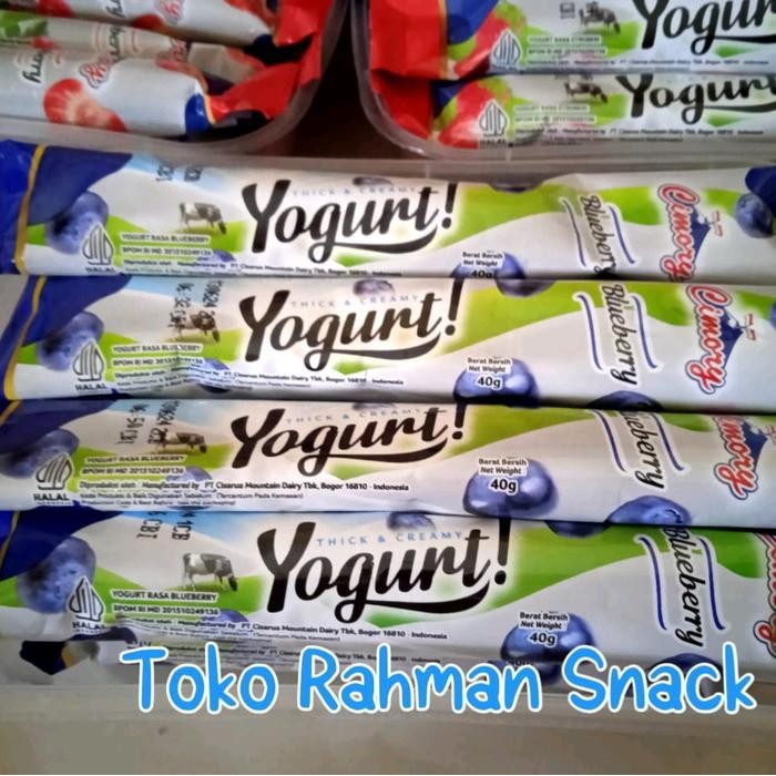 

New Isi 30 pcs Cimory Yogurt thick&creamy stick varian rasa strawberrt dan blueberry Yoghurt