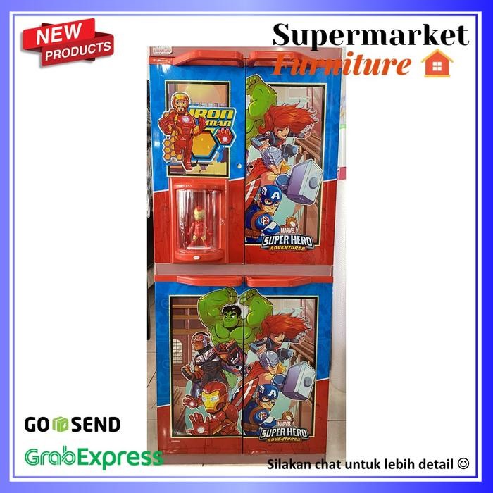 Lemari Plastik Naiba Boneka Iron Man / Captain America