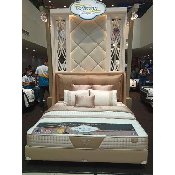 Comforta Kasur Springbed ( Solid Spine ) Full Set
