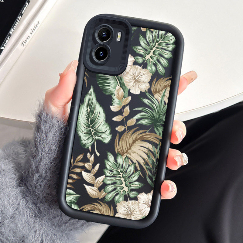 Casing Hp VIVO Y15S Y15A Y15C Y01 Case Casing Bunga Kasing HP Silikon Softcase mata langit tangga