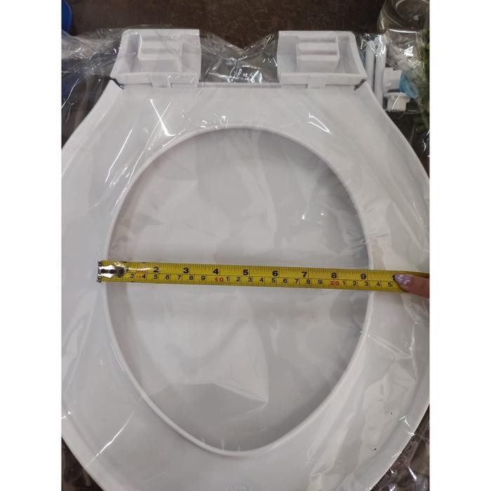 Tutup Closet Duduk Kloset Wc Cover Toilet Seat Double Flap Showy Terlaris