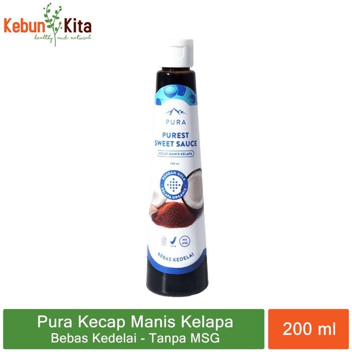 

TERLARIS Pura Kecap Manis Kelapa 200 ml - Bebas Kedelai Tanpa MSG READY STOCK