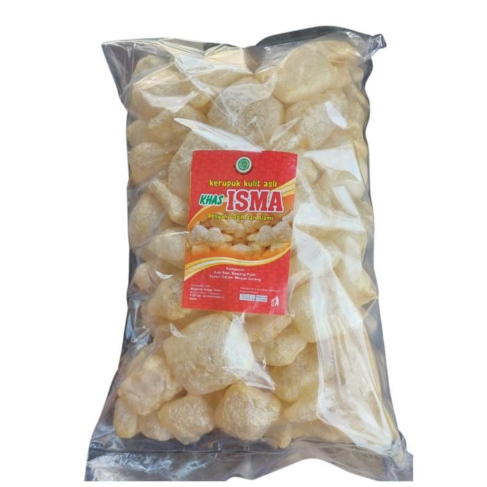 

ASLI Kerupuk Kulit Sapi Khas Isma 250g - Makanan Ringan - Snacks - Cemilan - Rambak READY STOCK