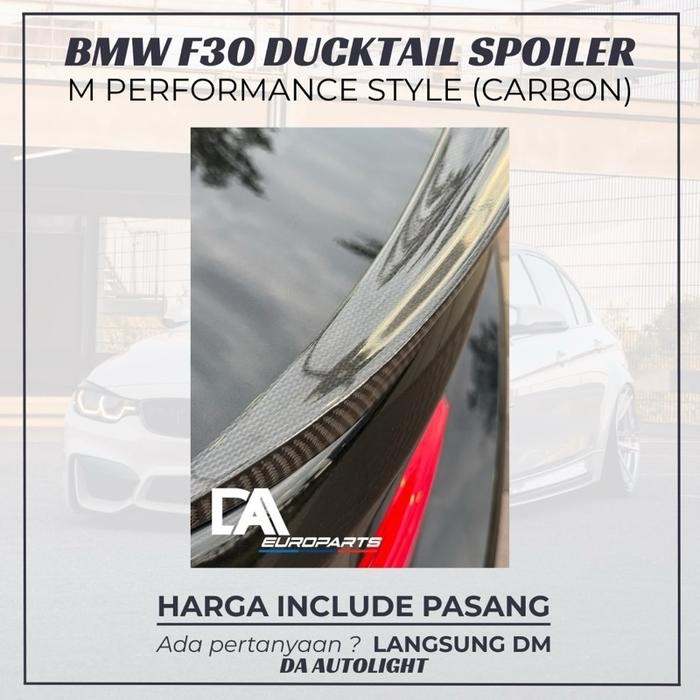 Laris Bmw F30 Ducktail Spoiler Carbon M3 Style Carbon Import 320I 330I