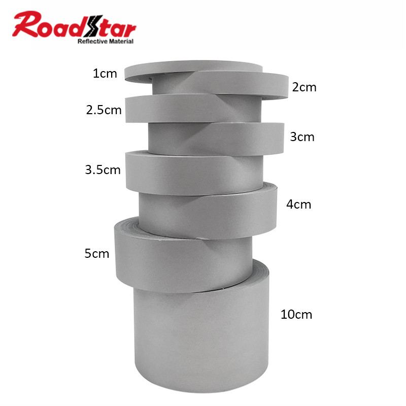 

Roadstar High Silver Polyester Reflective Fabric Reflective Strip Material Sew on Safety Jacket