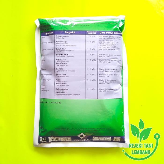 Pembasmi Jamur Tanaman,Bioxan 50 Wp - Fungisida Sistemik - 400 Gram