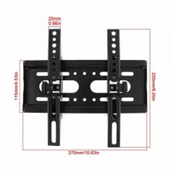 Bracket Tv Monitor / Braket Tv Flat Panel 20 X 20 Cm 14-43 Inch Tv Berkualitas
