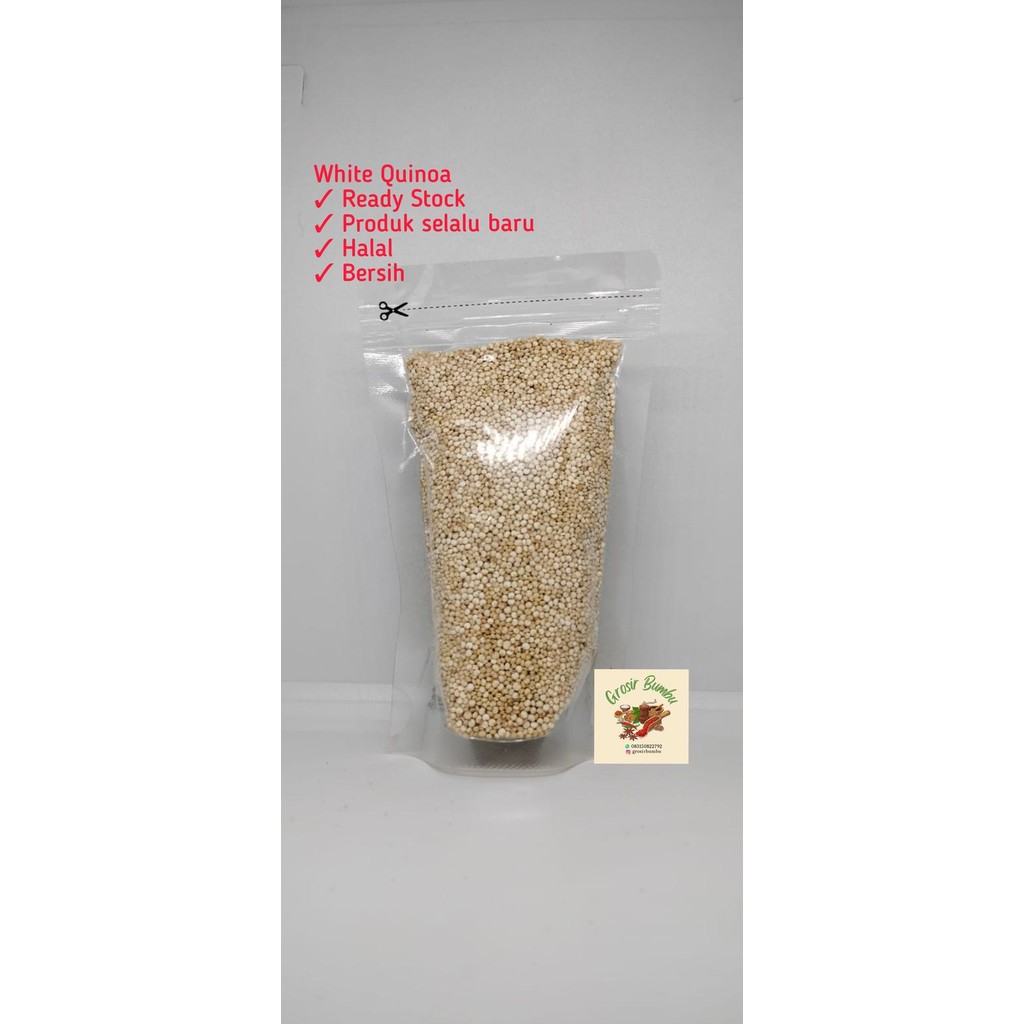

Organic Quinoa White - 250gram / white quinoa organic / biji quinoa