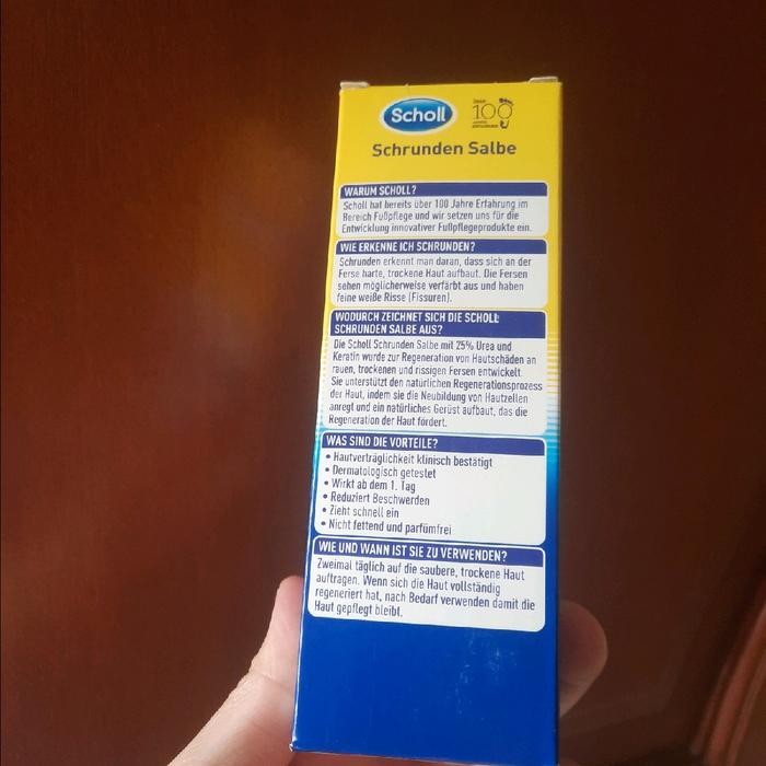 Scholl Schrunden Salep Foot Cream Krim Penghalus Tumit Kaki