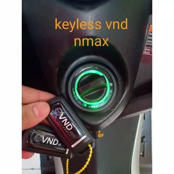 Grosir Kunci Kontak Keyless Smart Key Remote Lock Set Alarm Smart Key Nmax