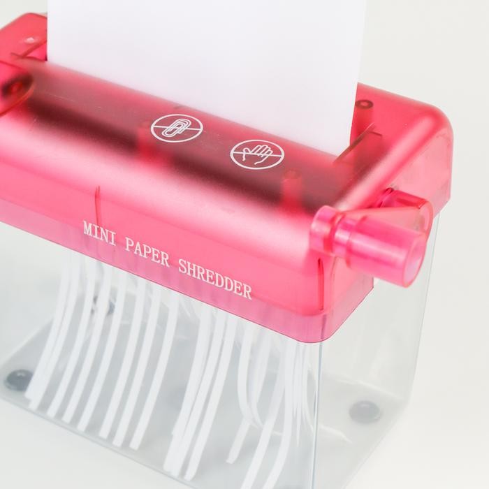 Mini Paper Shredder Penghancur Kertas Manual