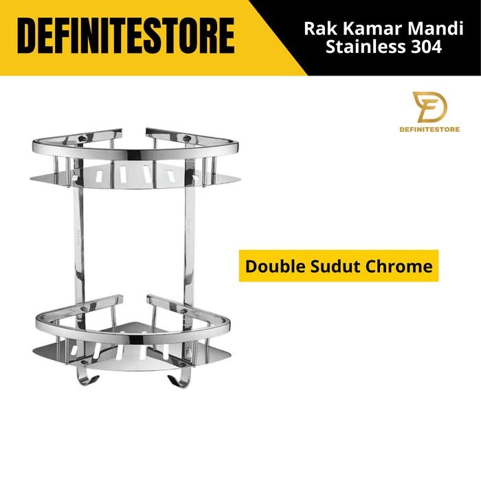 Terlaris Rak Kamar Mandi Stainless Tempat Sabun Dinding Rak Stainless Rak Sabun Rak Dapur Stainless