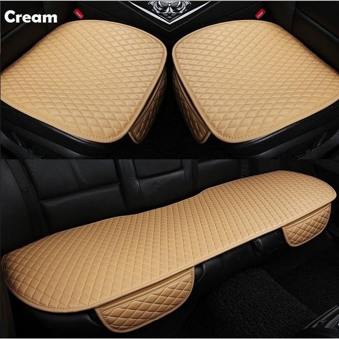 Cover Alas Duduk Jok Mobil 3In1 Bahan Premium Leather Kulit Sintetis Mobil Innova Reborn