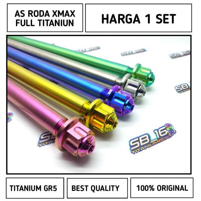AS RODA DEPAN XMAX FULL TITANIUM