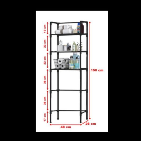 Sale Rakk Rack Lemari Minimalis Tempat Sabun Sampo Toilet Wc Kamar Mandi