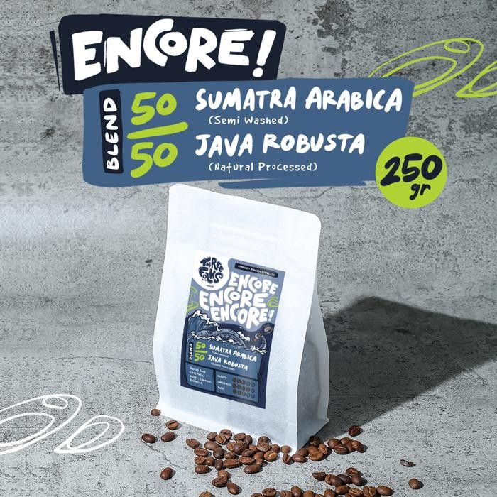 

Kopi Encore! 50 Blend 250G Three FolksKopi Susu Espresso Blend 100% #Gratisongkir #Sale #Discount