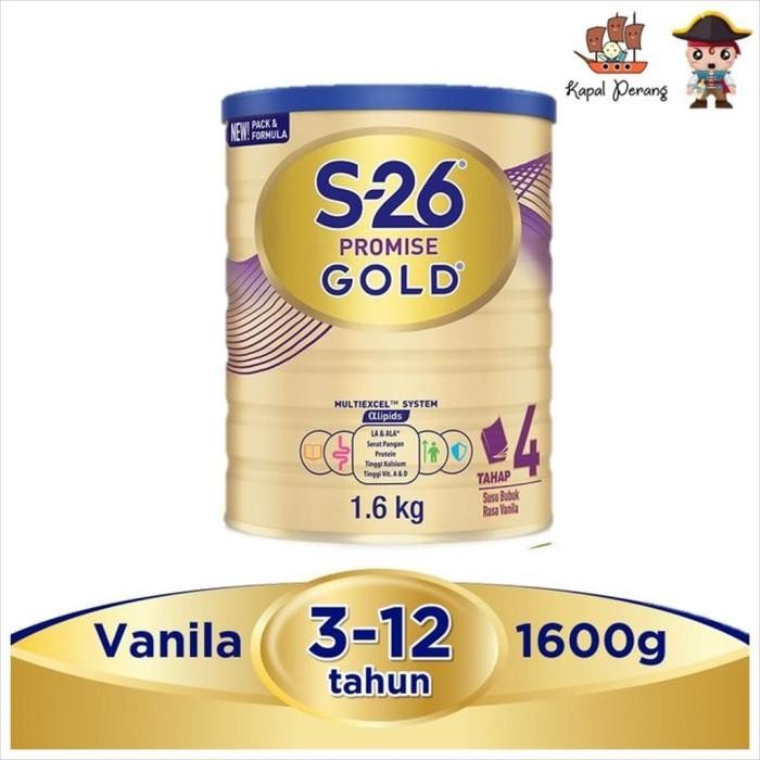 S26 Promise Gold Tahap 4 Susu Formula [1600 G]