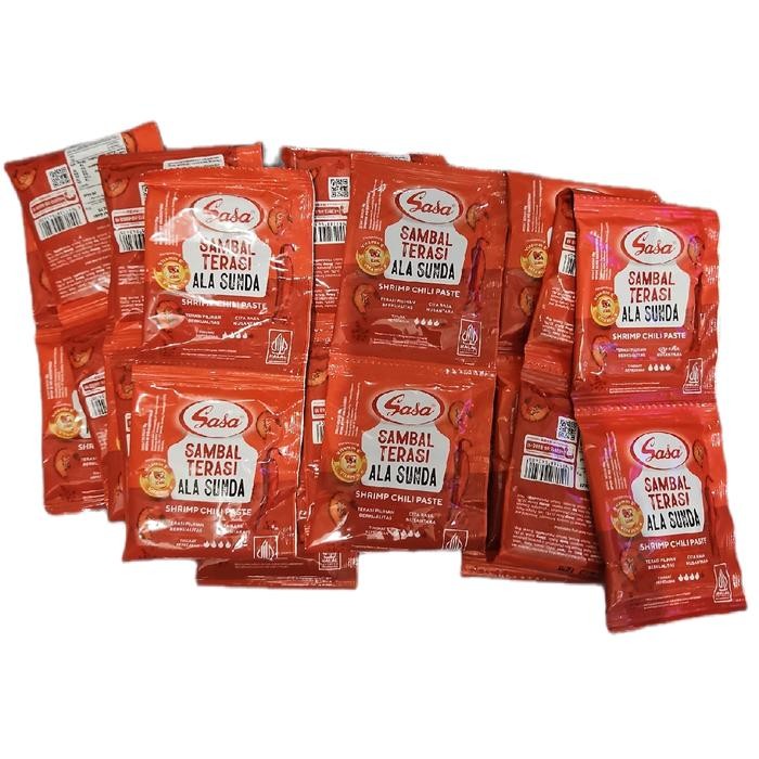 

Sasa sambal terasi 18gr 30 sachet/3 renceng