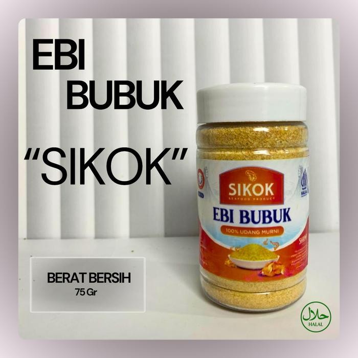 EBI BUBUK SIKOK BANGKA 70 GR UDANG KERING