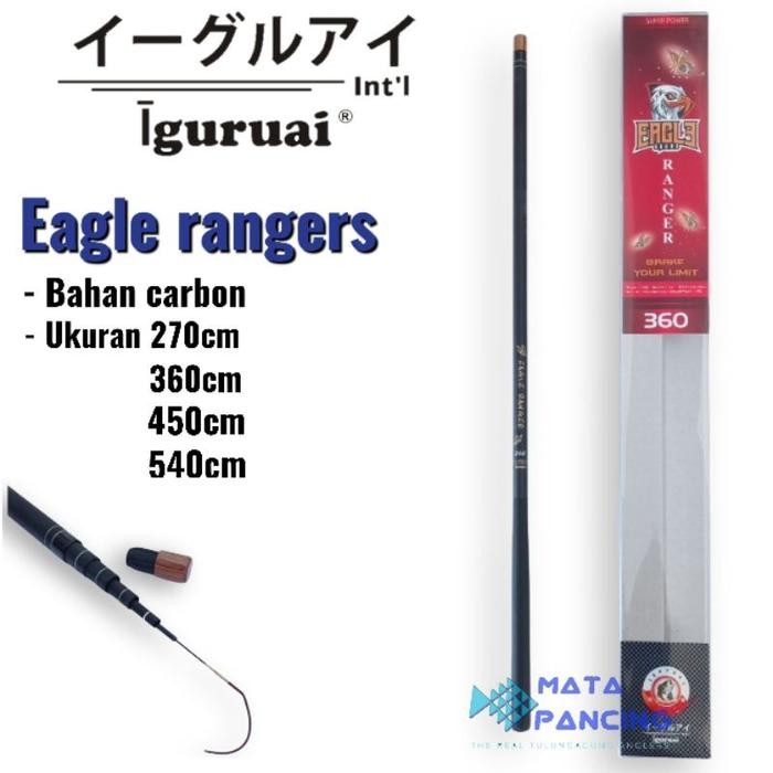Joran tegek stella iguruai eagle ranger 360 450 540 carbon medium hard