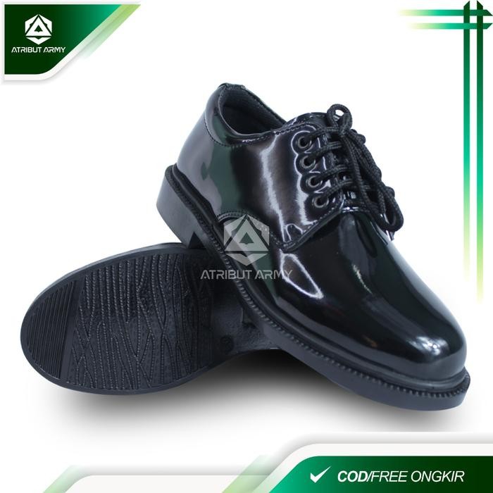 Terbaru Sepatu Pdh Pendek 01 Tni Ad Dinas Kerja Satpam Security Pantofel Pria