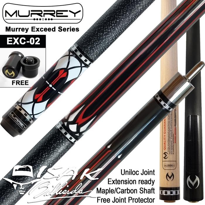 Murrey Exceed EXC-02 Cue Uniloc Maple Extension Bumper Stick Billiard