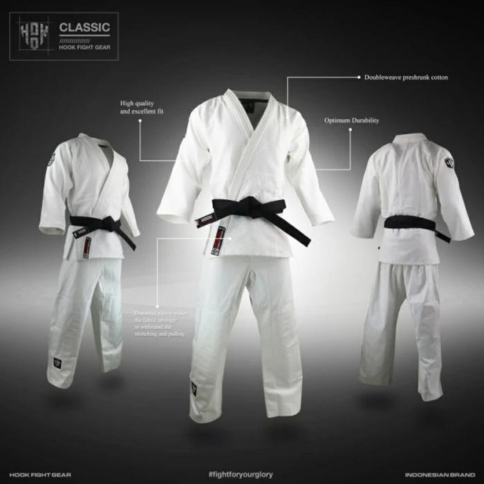 GI Judo Hook Fight Gear,GI Judo Hook,Baju Judo Hook, Baju GI,