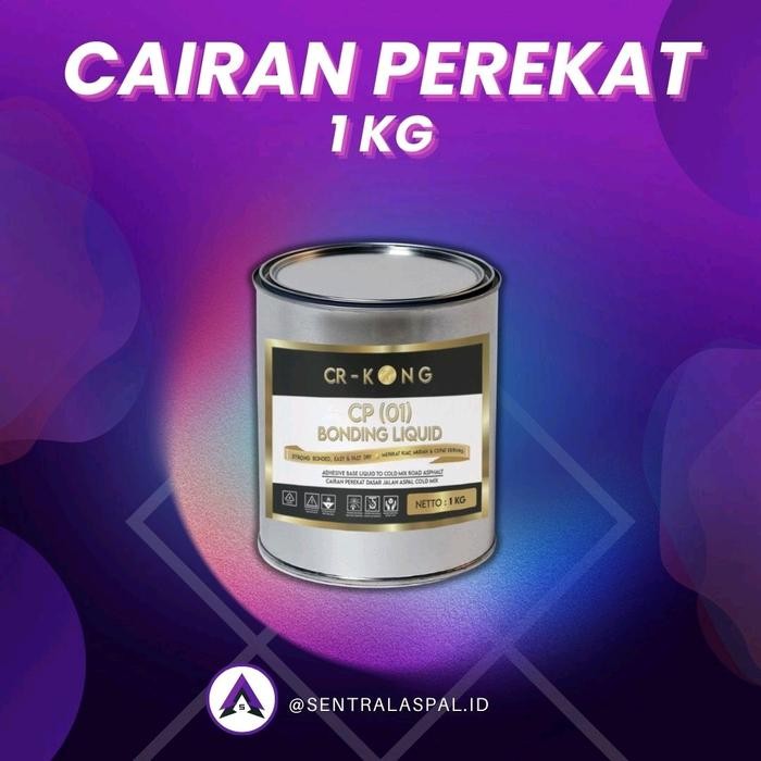 Cairan Perekat Aspal Cairan Perekat Untuk Penambalan Jalan Berlubang CP(01) Cairan Petekat - 1 Kg