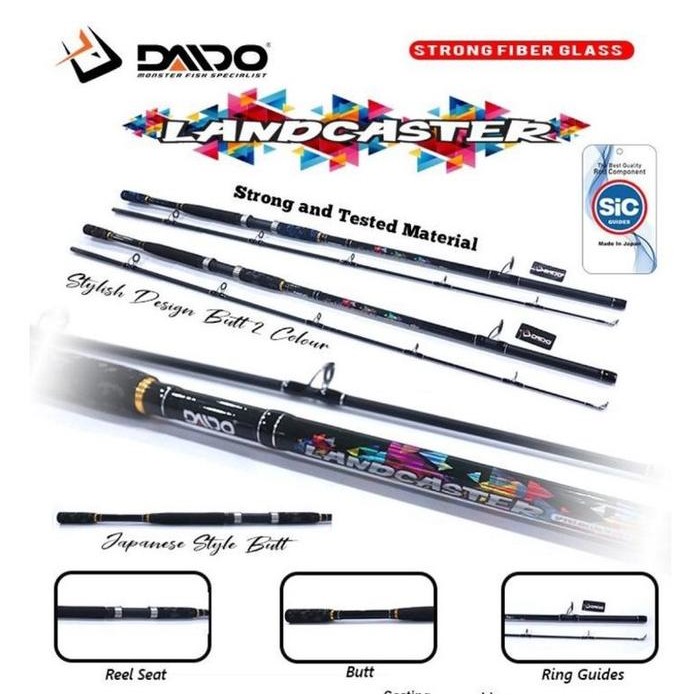 Joran Pancing Daido landcaster 210cm 240cm 270cm 300cm