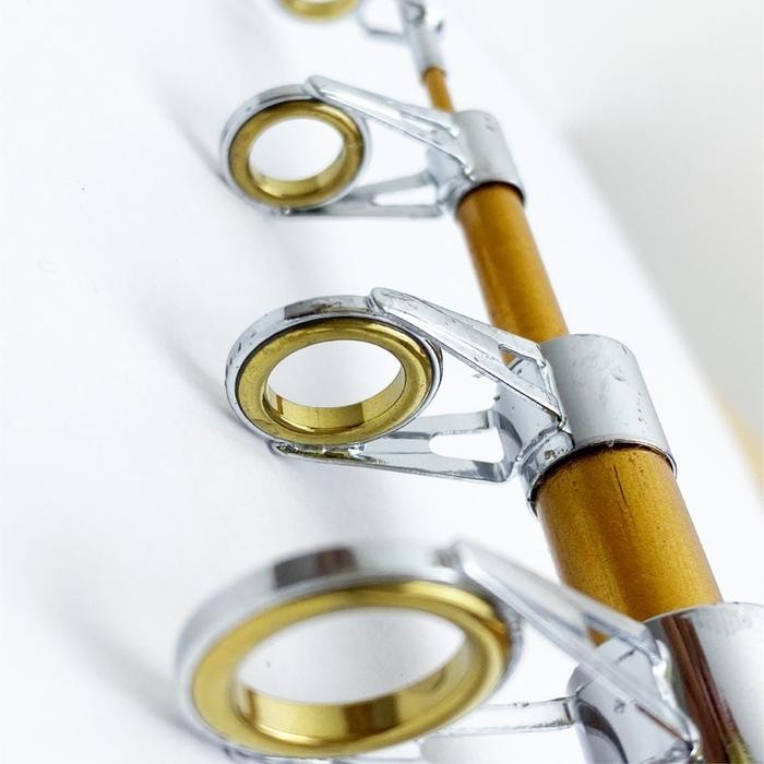 Joran Pancing Antena Telescopic Gold Joran Portable High Carbon Joran Laut Teleskopik Kuat Besi