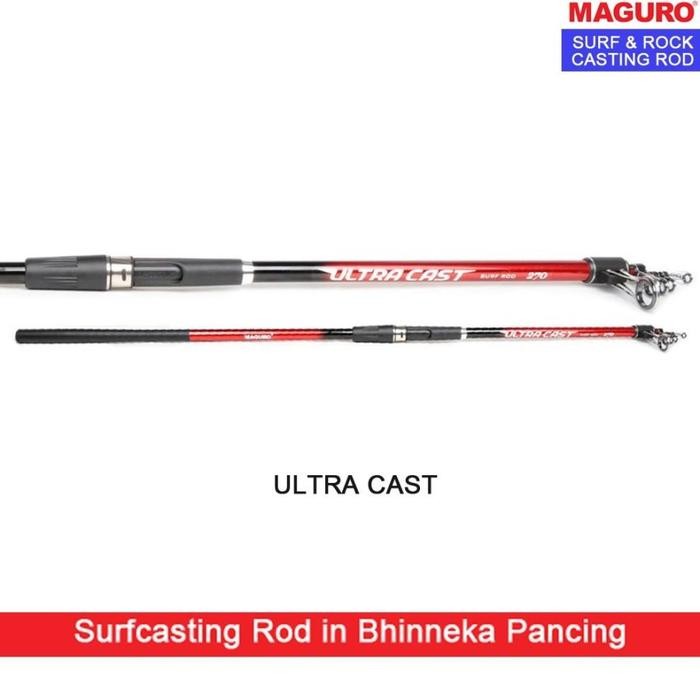 Joran Maguro Power Cast Ultra Cast Tide Master Twister Pasiran Joran Antena