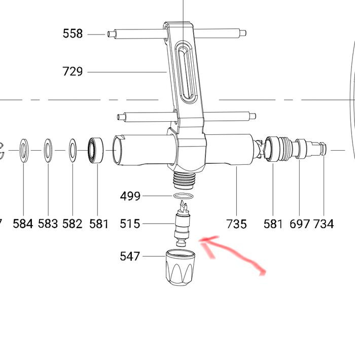 Jigging Master Wiki 3000 Guide Claw - Pawl Part JM #515 Reel Overhead