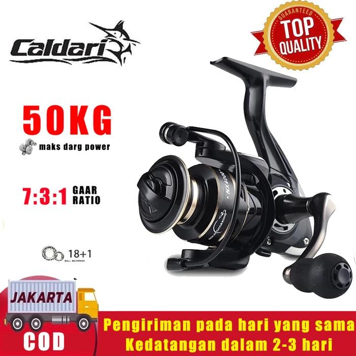 Reel pancing alat pancing NX2000-7000 besi fishing reel 50kg drag 7:3.1/ Reel Pancing Murah Kuat