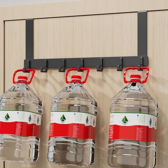 Gantungan Baju Pintu Kamar Tidur Gantungan Aluminium Dapat Disesuaikan Gantungan Rak Dinding Kamar