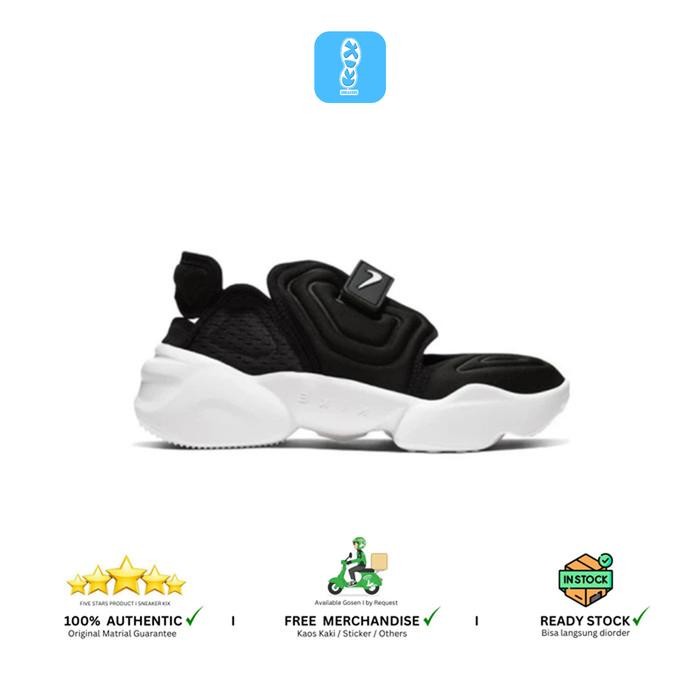 Sepatu Wanita Nike Air Aqua Rift Black White Original