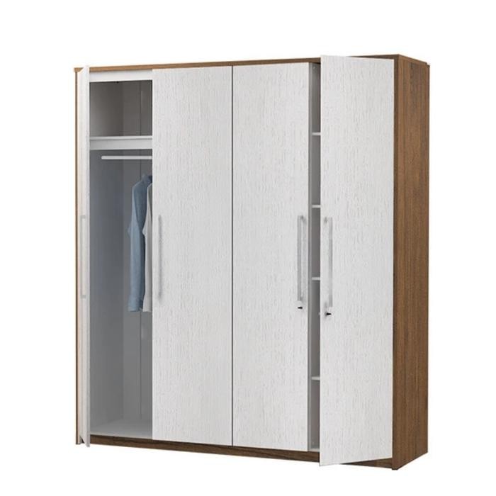 Lemari Baju 4 Pintu Modern Nimalis Lp 4015 Expo