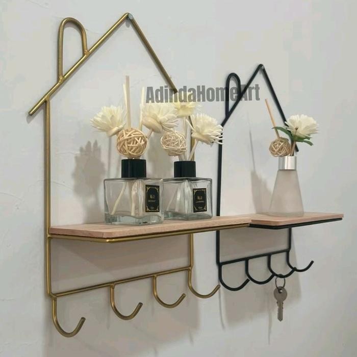 Karya Rak Ungan Kunci Estetik Hiasan Dinding Besi Estetik