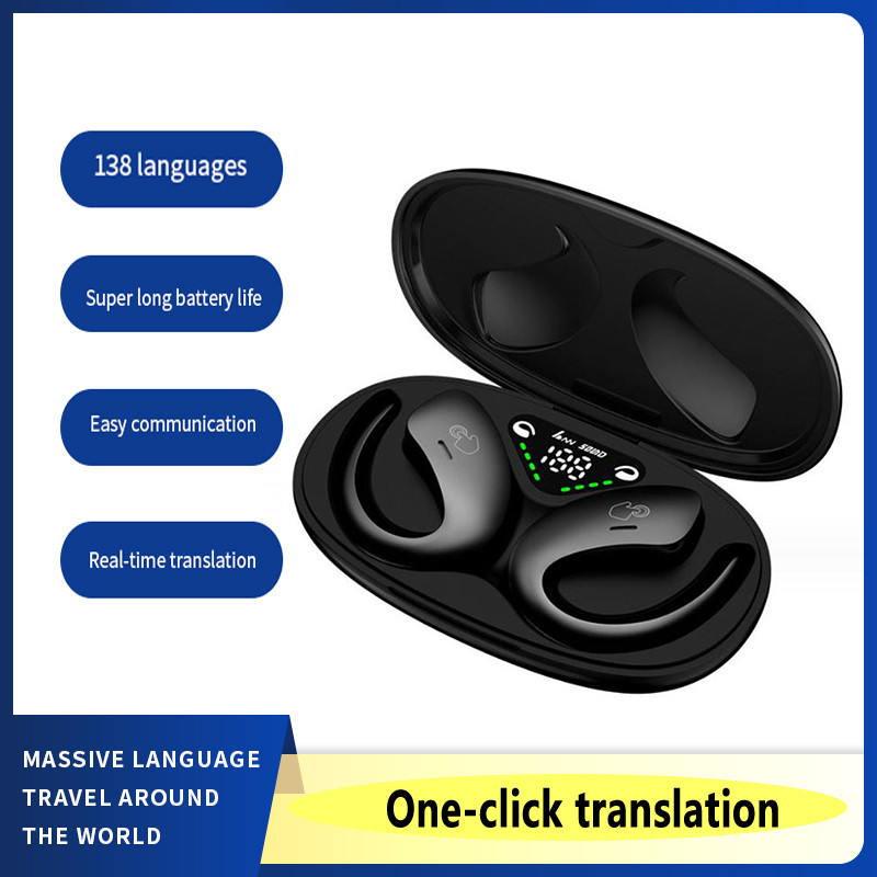 Translation Headphones 144 Languages Instant Translate Smart Voice Translator Wireless