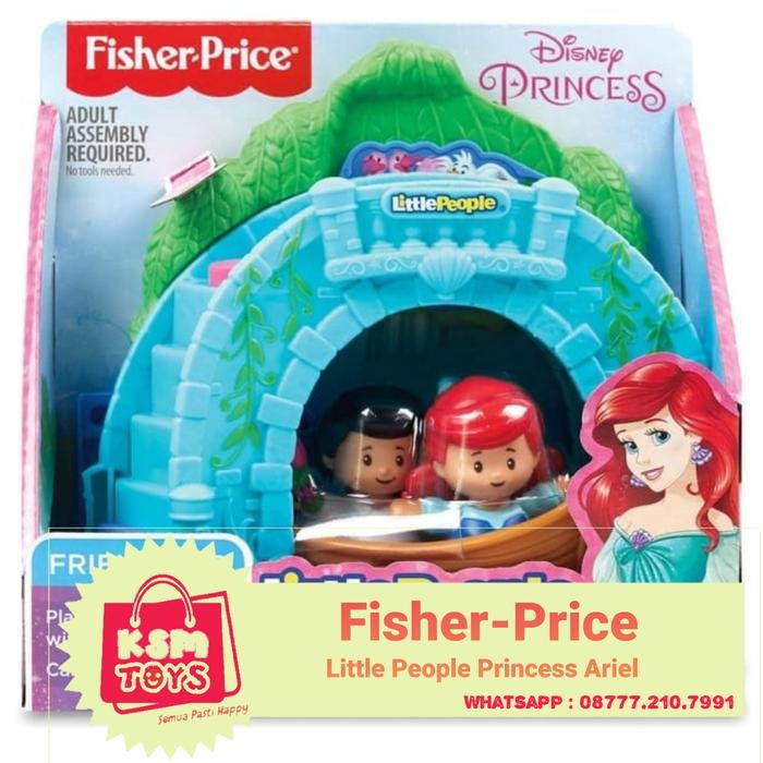Fisher Price FP Little People Princess Ariel Boat Ridr