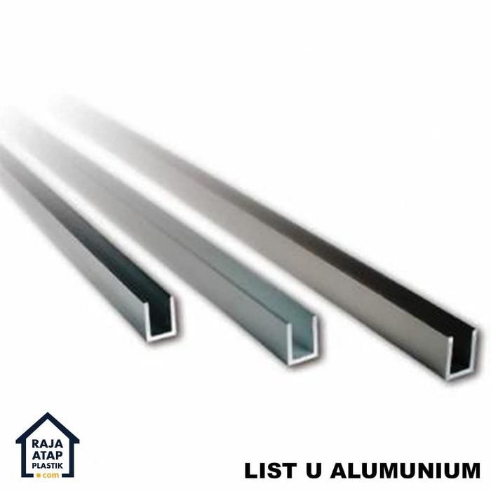 List U Aluminium Profil Gratisongkir