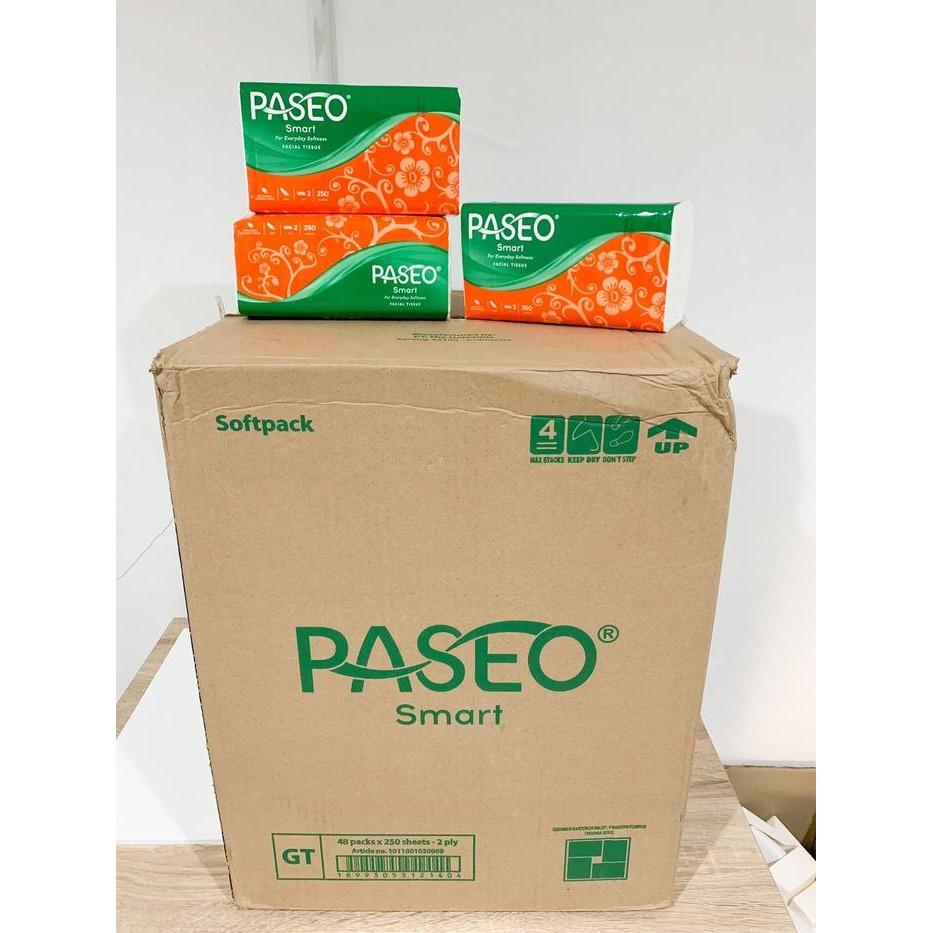 

(KHUSUS GOJEK/GRAB) Tissue Wajah Paseo Smart Facial 1 DUS 48 Pack