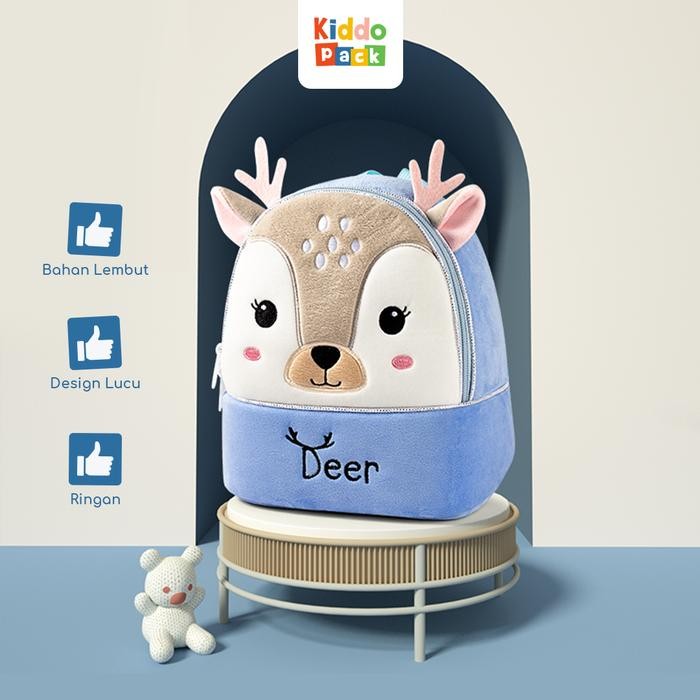 

KiddoPack Tas Ransel Sekolah Anak PAUD Laki-Laki Perempuan Bulu Halus - Tochang