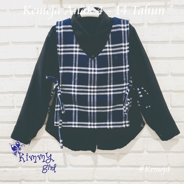 KEMEJA ANAK PEREMPUAN 4 - 14 TAHUN KEMEJA DAN ROMPI