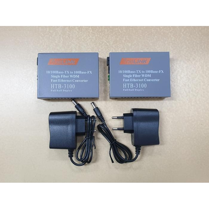 NetLink HTB3100 AB HTB-3100AB HTB 3100AB Singlemode Media Converter