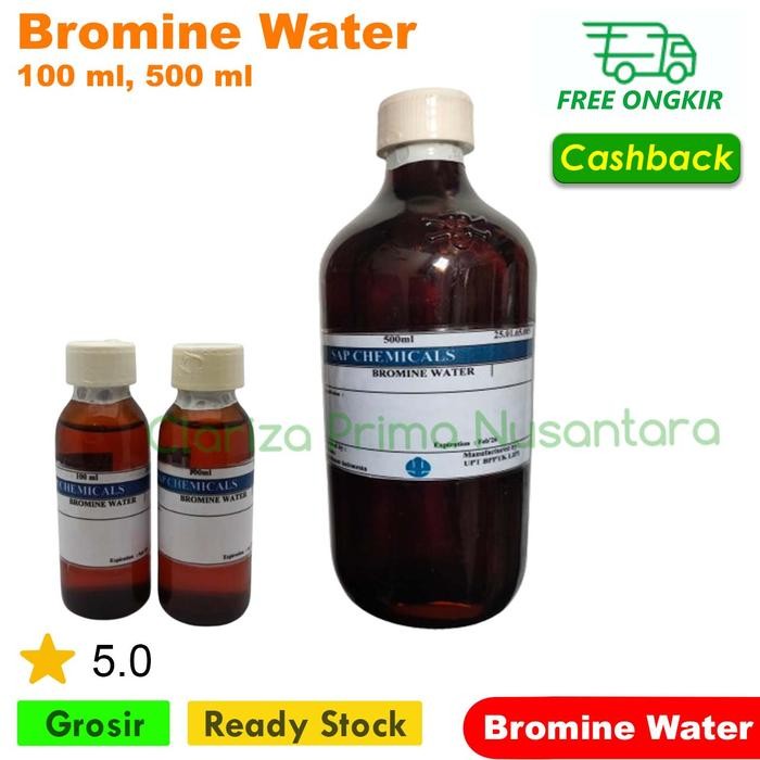 Bromine Water Bromin Water Air Bromin ukuran 100ml , 500ml
