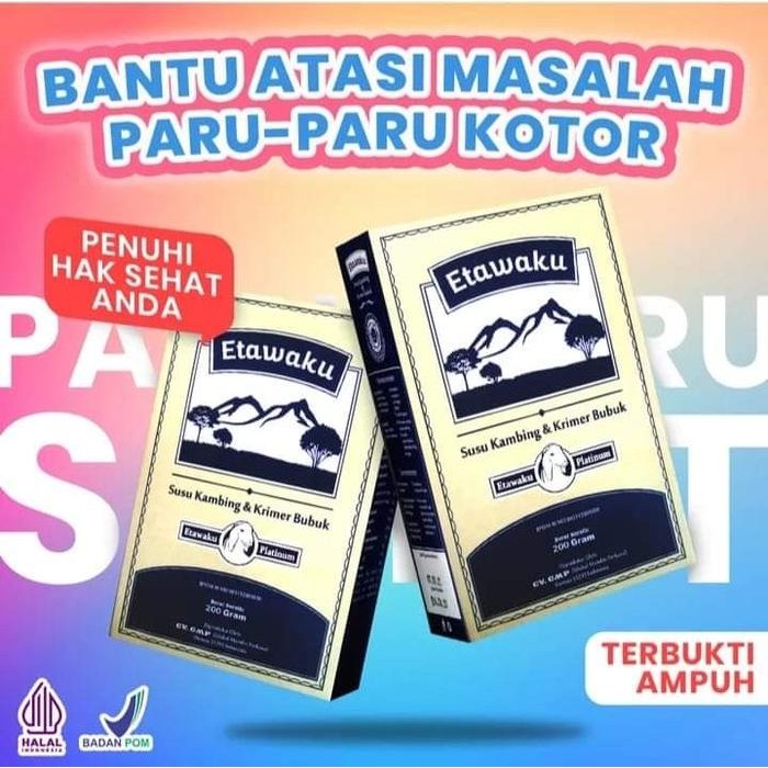 

SUSU KAMBING ETAWAKU PLATINUM 200 GRAM