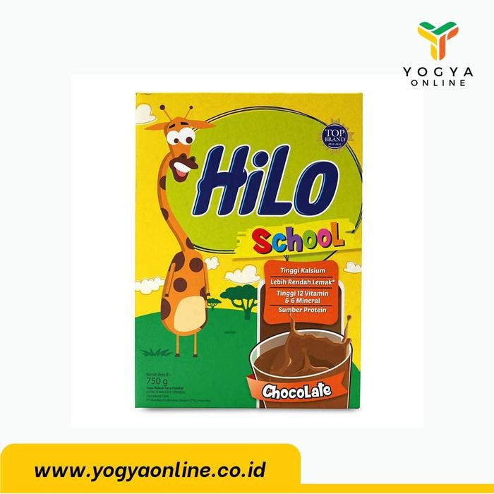 

Susu Hilo School Chocolate Isi 750 G
