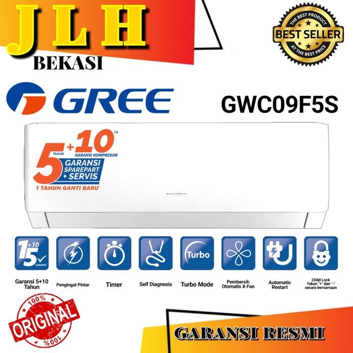 Newpromo Ac Gree 1Pk Ac Gree Inverter 1 Pk Ac Gree Gwc -9F5S Unit Only